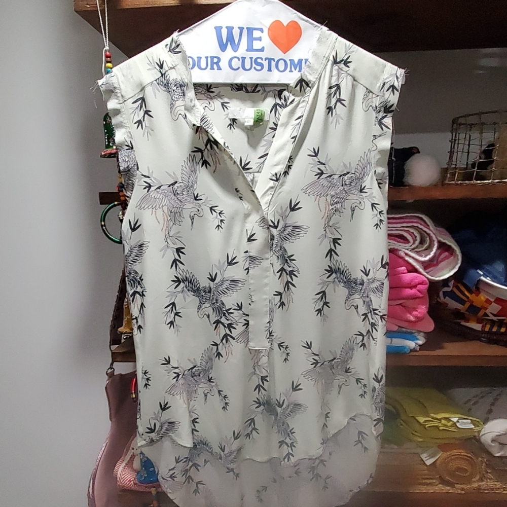 SALE!! Stunning a.m. Silk Blouse Top